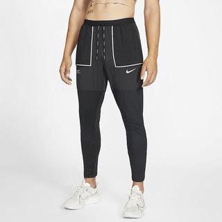 Pantaloni Nike Phenom Hybrid Running Barbati Negrii | HVFY-69124